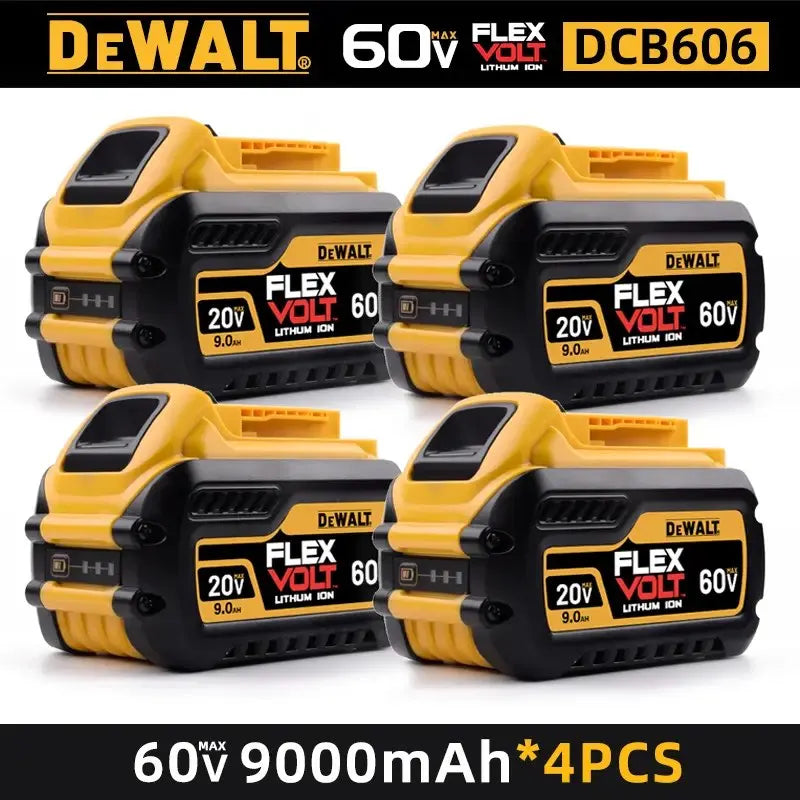 Batterie DeWalt FlexVolt 20 V 60 V avec indicateur de charge DEL