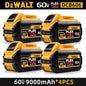 Batterie DeWalt FlexVolt 20 V 60 V avec indicateur de charge DEL