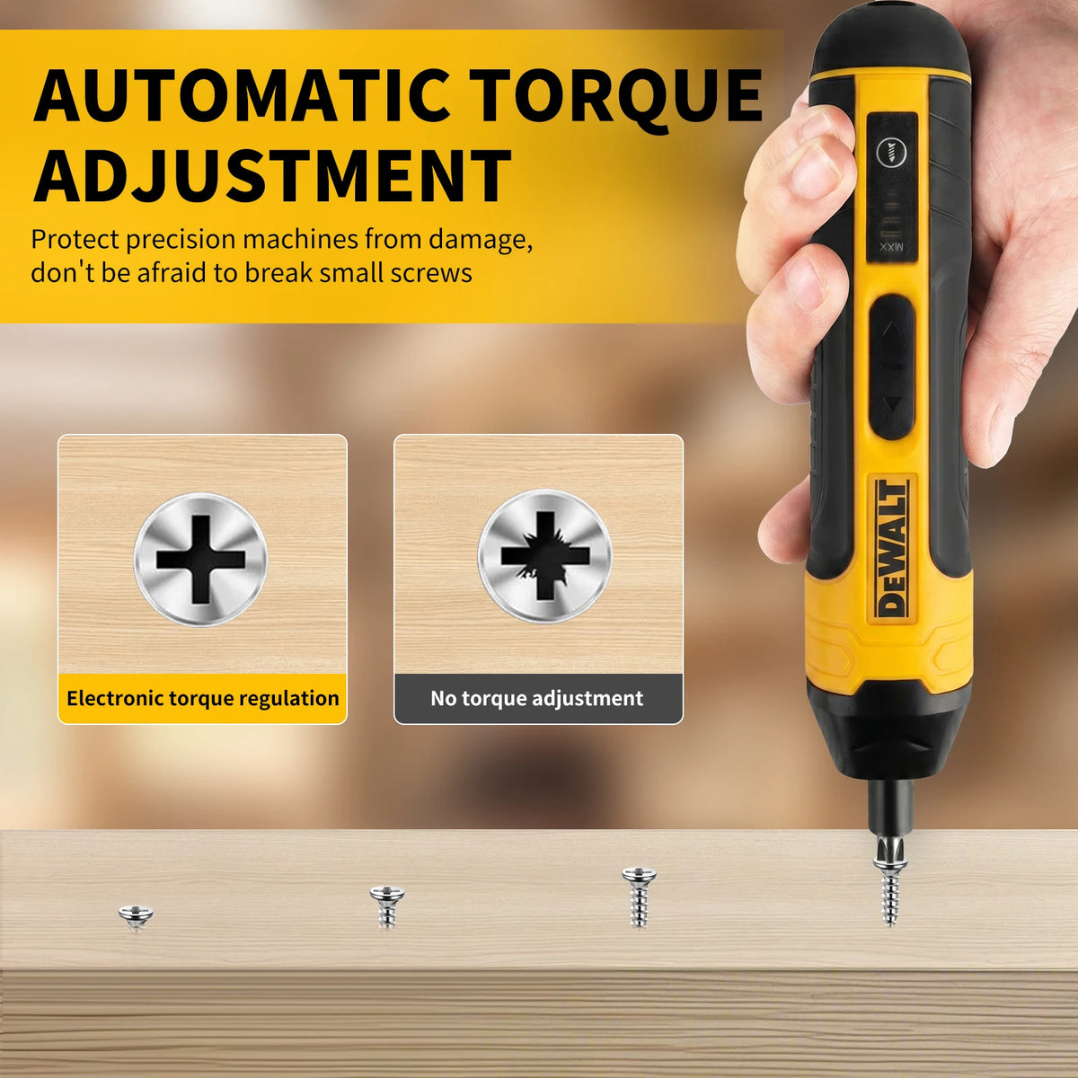 Visseuse électrique sans fil compacte DeWalt 3,6 V avec embout 1/4 po