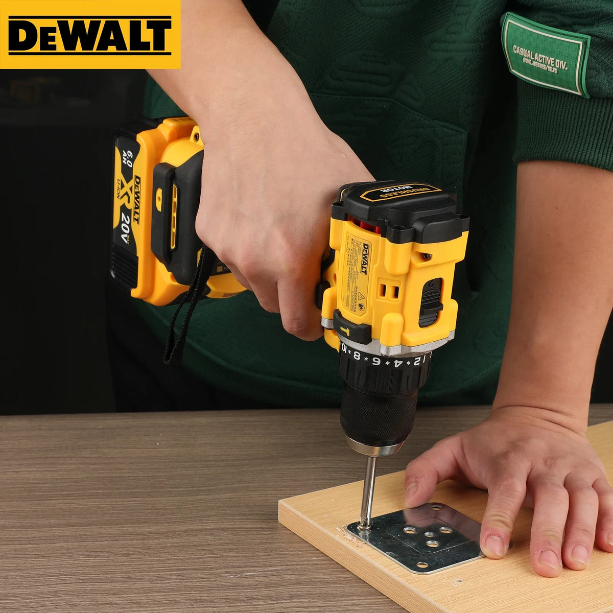 Perceuse à percussion sans balais DeWalt DCD805 20 V avec mandrin métallique