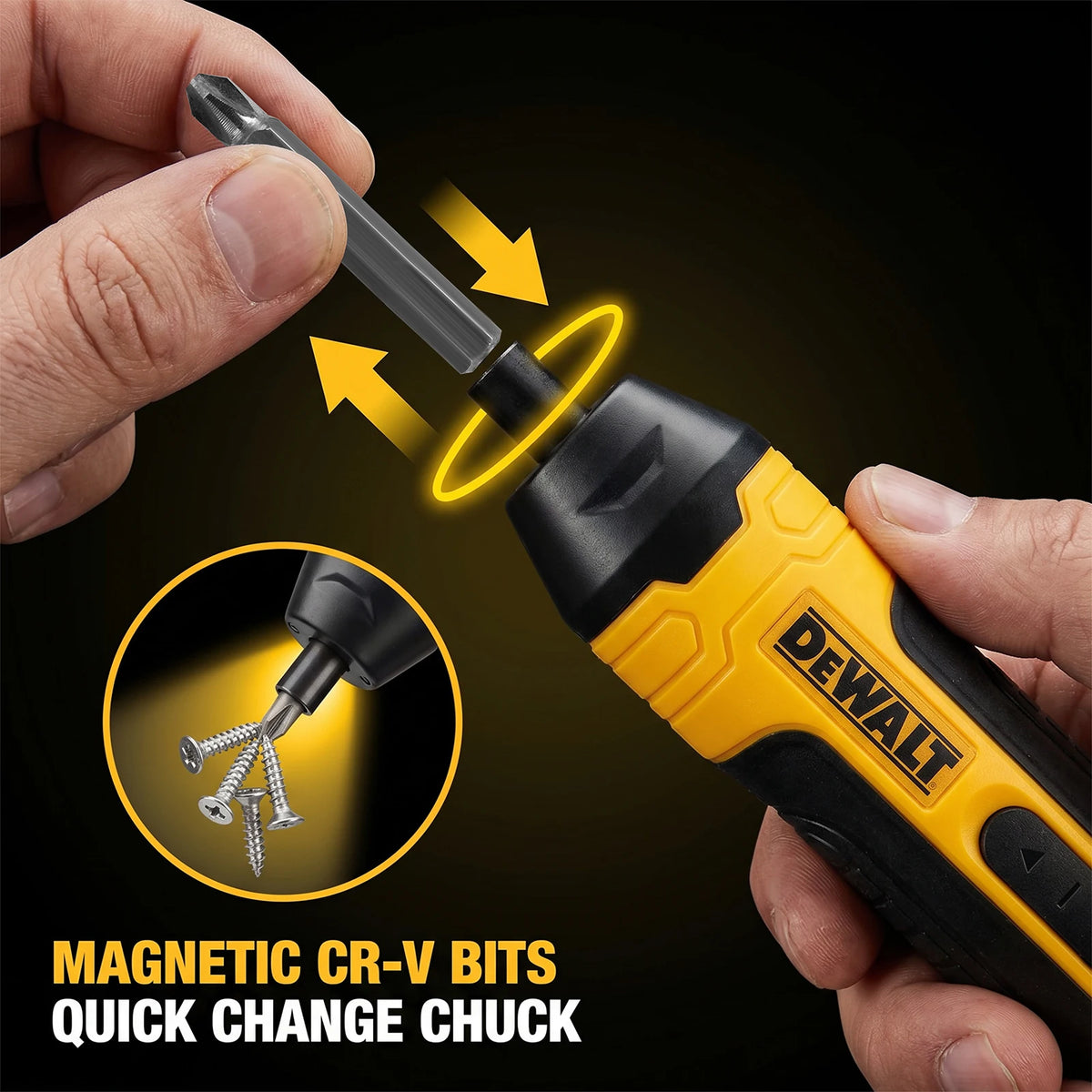 Visseuse électrique sans fil compacte DeWalt 3,6 V avec embout 1/4 po